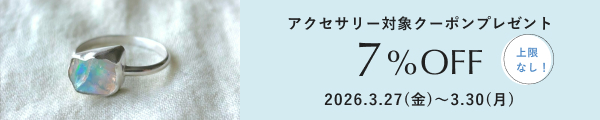 アクセサリー対象クーポンプレゼント！