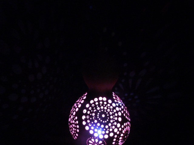 ひょうたんランプ 虹色花火 Iichi ハンドメイド クラフト作品 手仕事品の通販