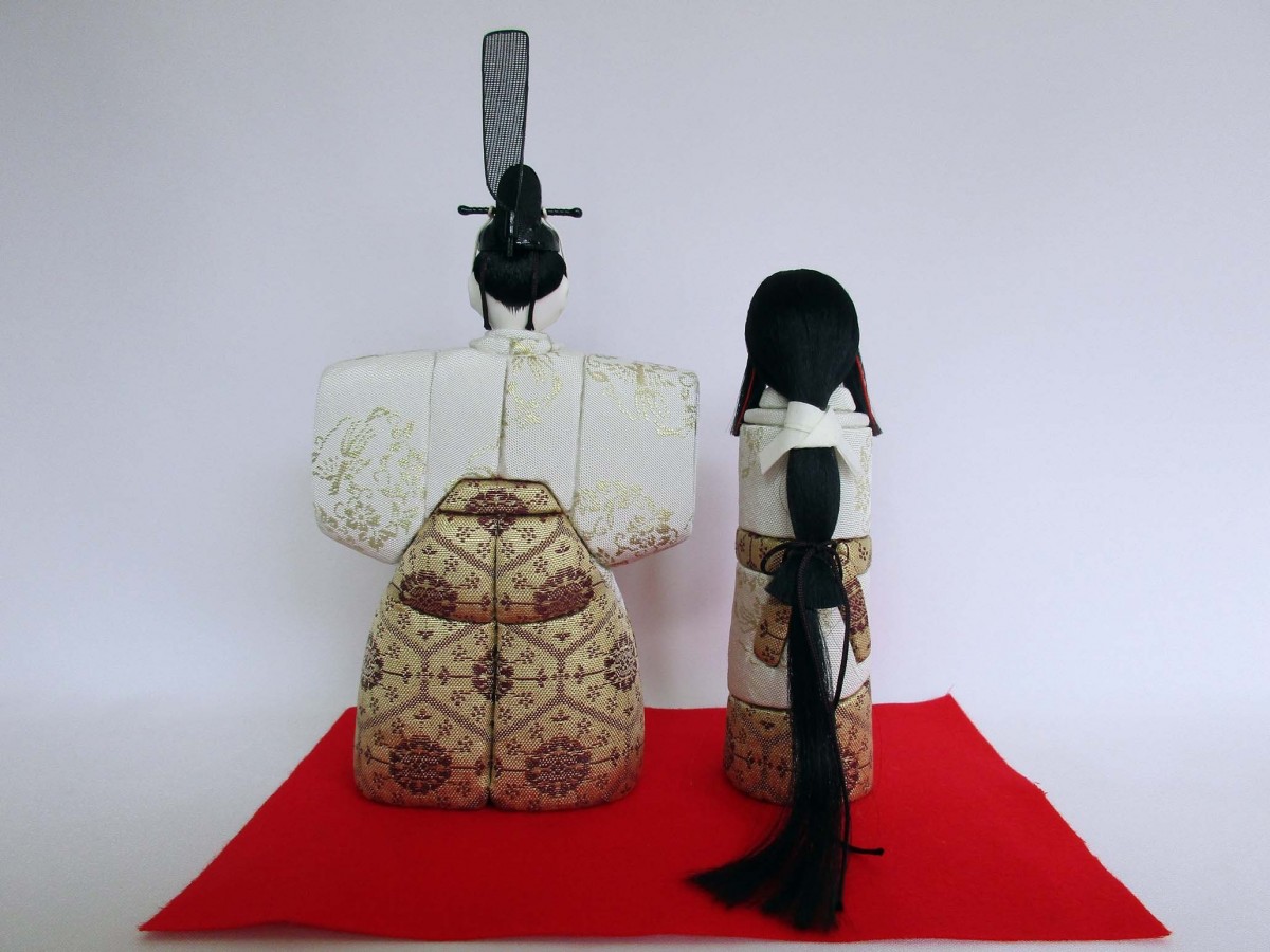 古式次郎左衛門頭立ち雛 紙雛