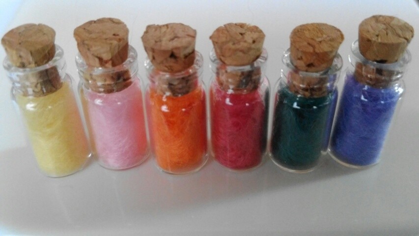 羊毛テディベア 茶 アロマ用小瓶付き Iichi ハンドメイド クラフト作品 手仕事品の通販