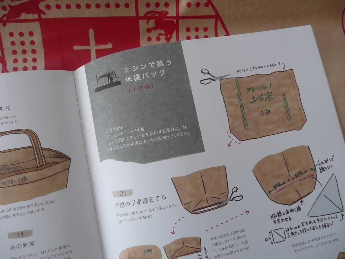 米袋バッグ お袋さん 作れるキット パンフレットのみ Iichi ハンドメイド クラフト作品 手仕事品の通販
