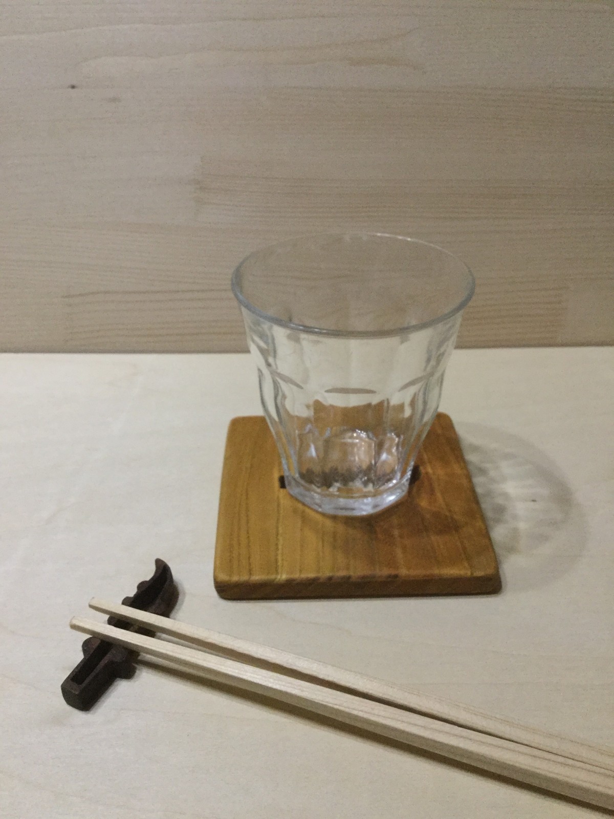 森のクマさんカフェのコースターカトラリー置き付き 動物1a 受注制作 Iichi ハンドメイド クラフト作品 手仕事品の通販