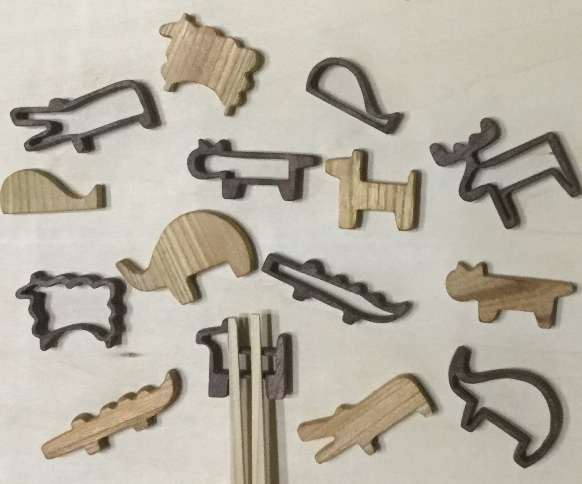 森のクマさんカフェのカトラリー置き 受注制作 Iichi ハンドメイド クラフト作品 手仕事品の通販