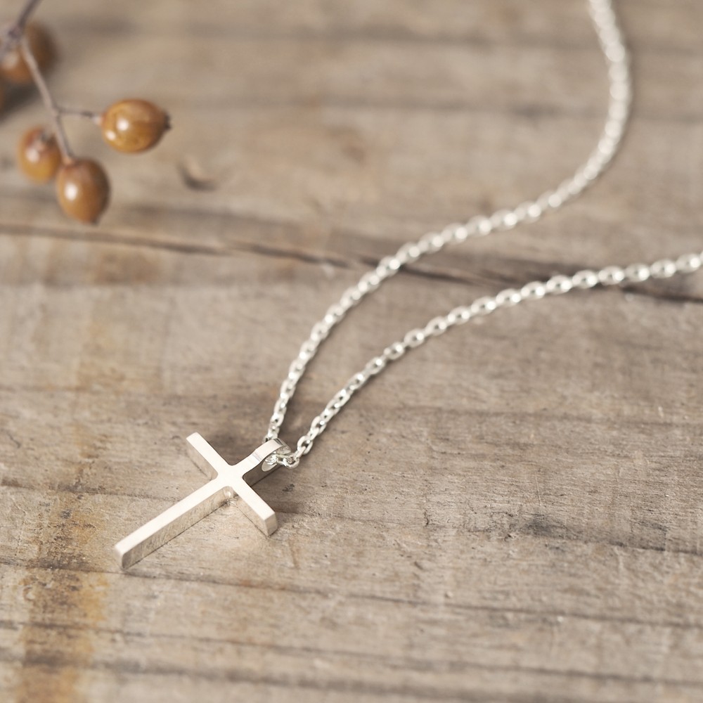 Classic 十字架 ネックレス シルバー925 | iichi ハンドメイド 