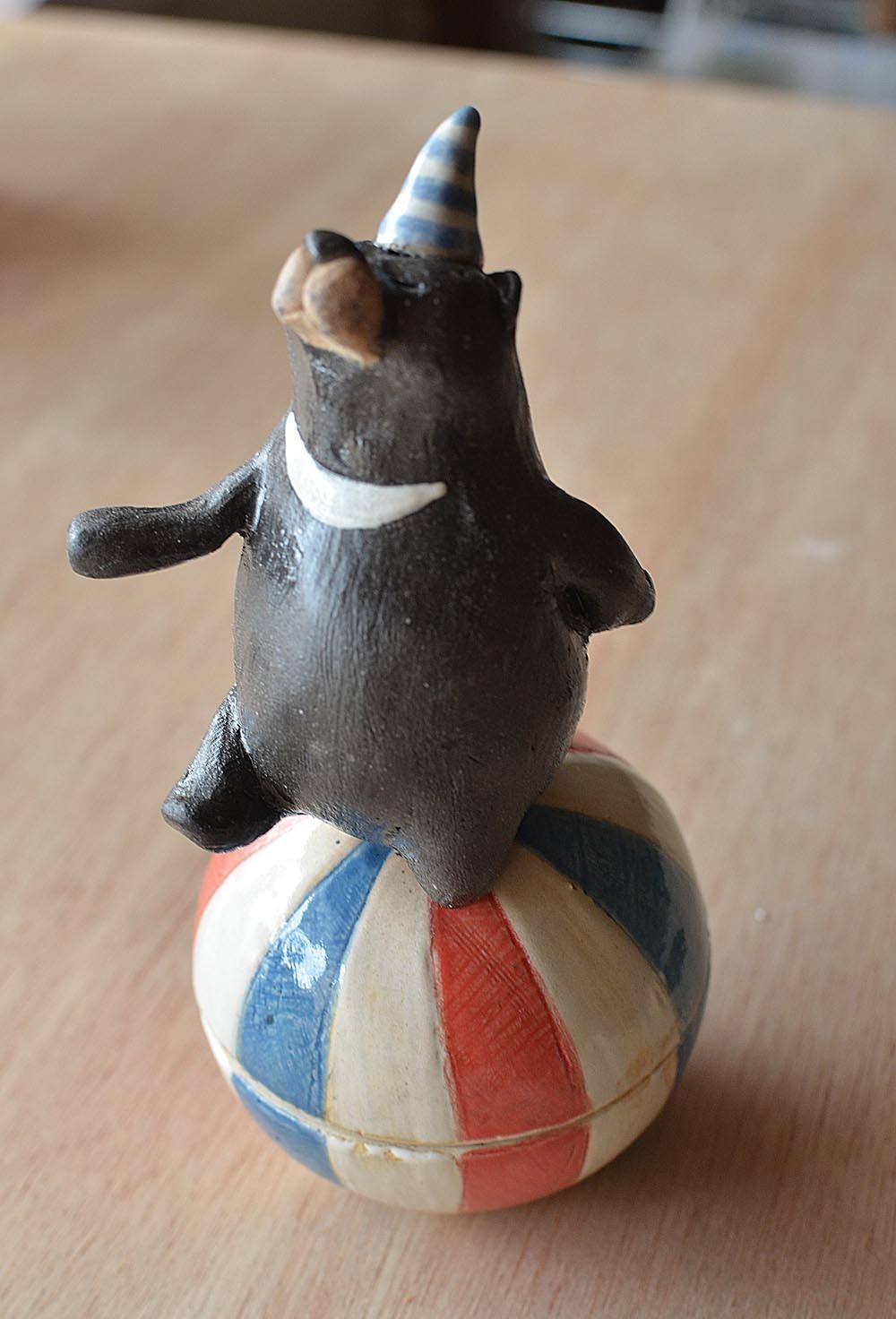 玉乗りクマの小物入れ Iichi ハンドメイド クラフト作品 手仕事品の通販