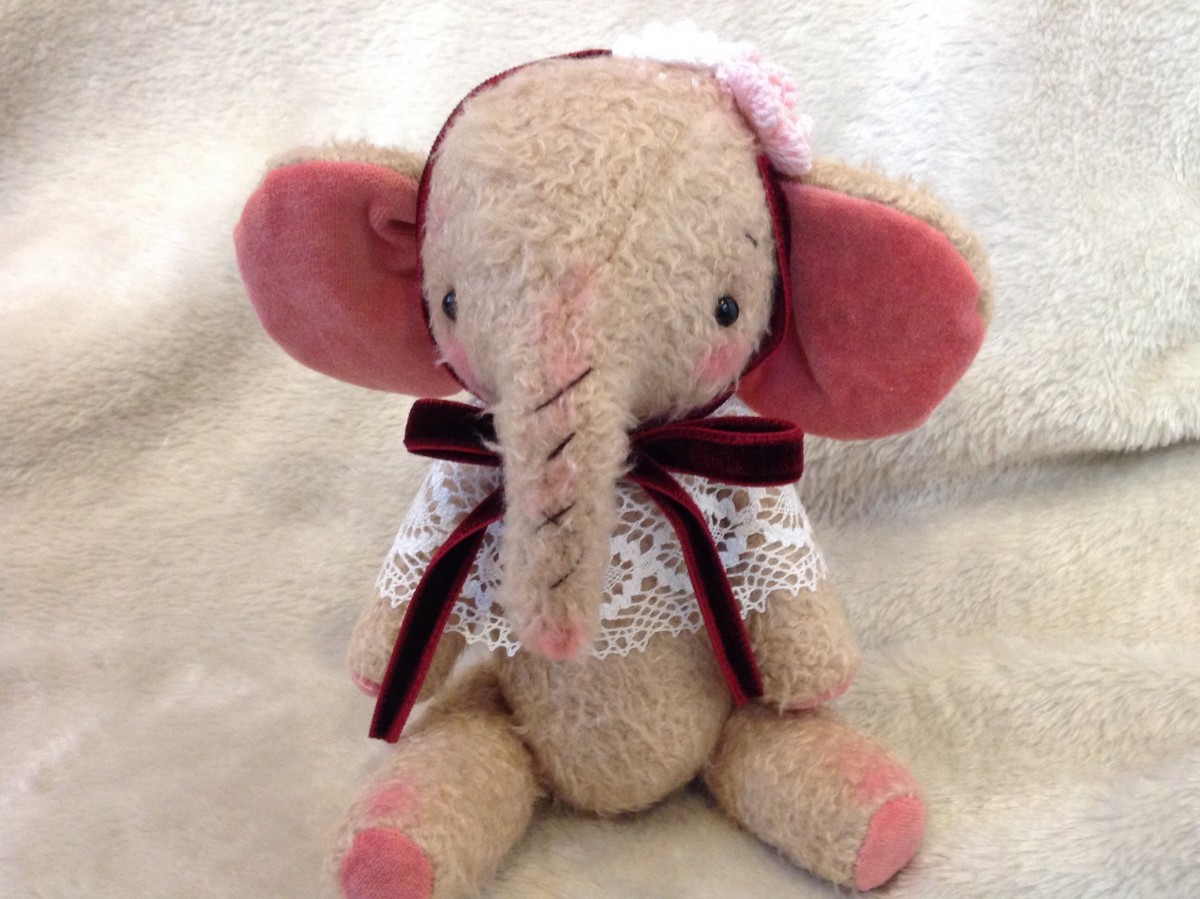 ぬいぐるみぞうさん K様オーダー品 Iichi ハンドメイド クラフト作品 手仕事品の通販