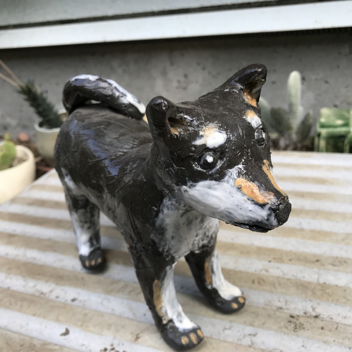 黒柴くん Iichi ハンドメイド クラフト作品 手仕事品の通販