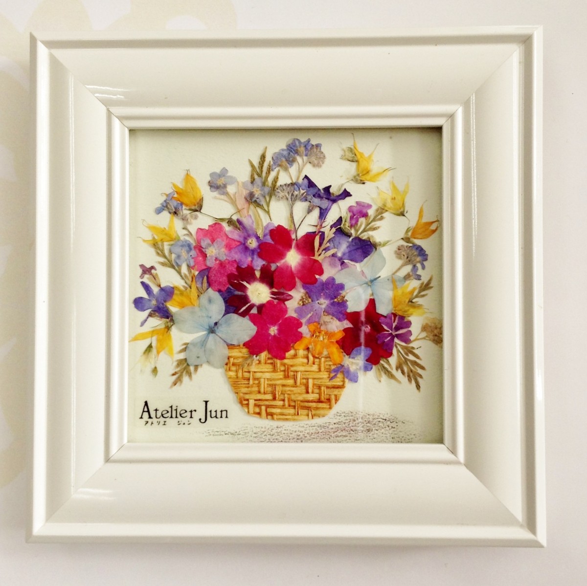 く日はお得 押し花での作品です 額縁付き お部屋のオシャレなコーディネートに はり絵 きり絵 Labelians Fr