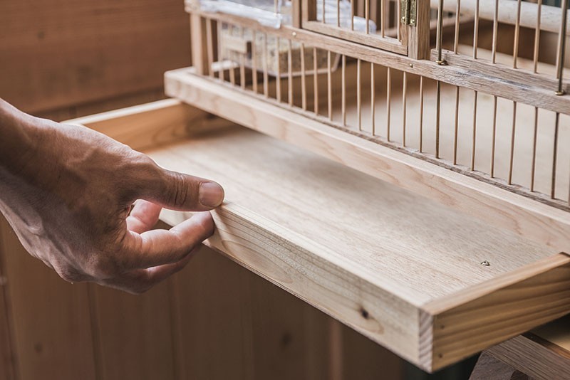 木と竹の鳥かご【サイズオーダー可能です】 | iichi ハンドメイド 在庫のみ特価 竹、木製鳥かご かご/おり