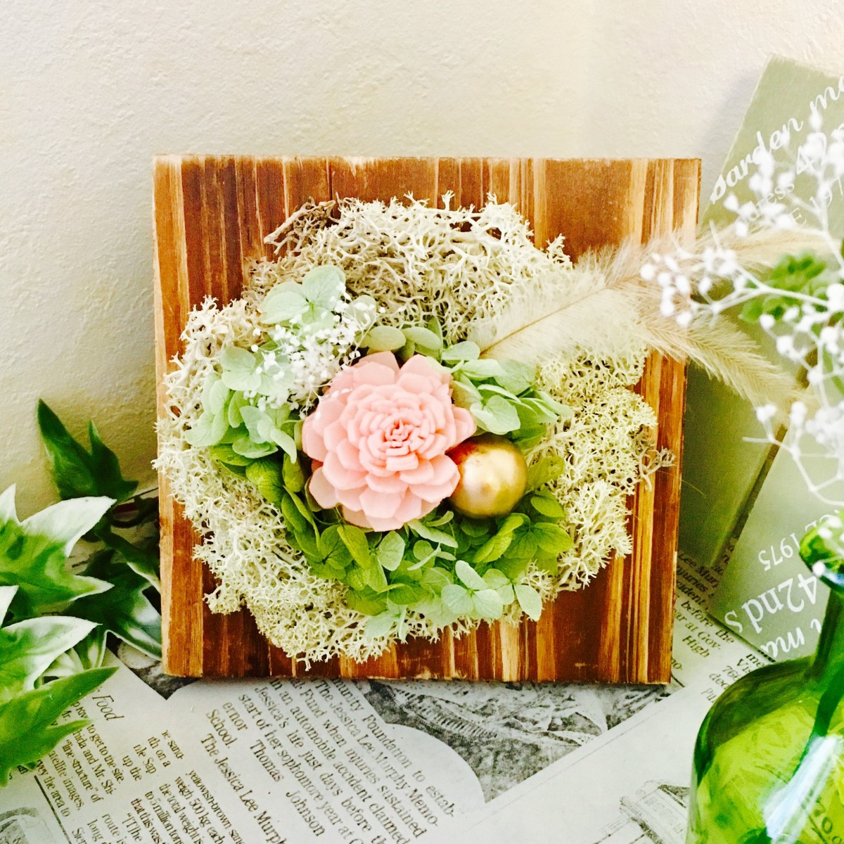 春のガーデン Iichi ハンドメイド クラフト作品 手仕事品の通販