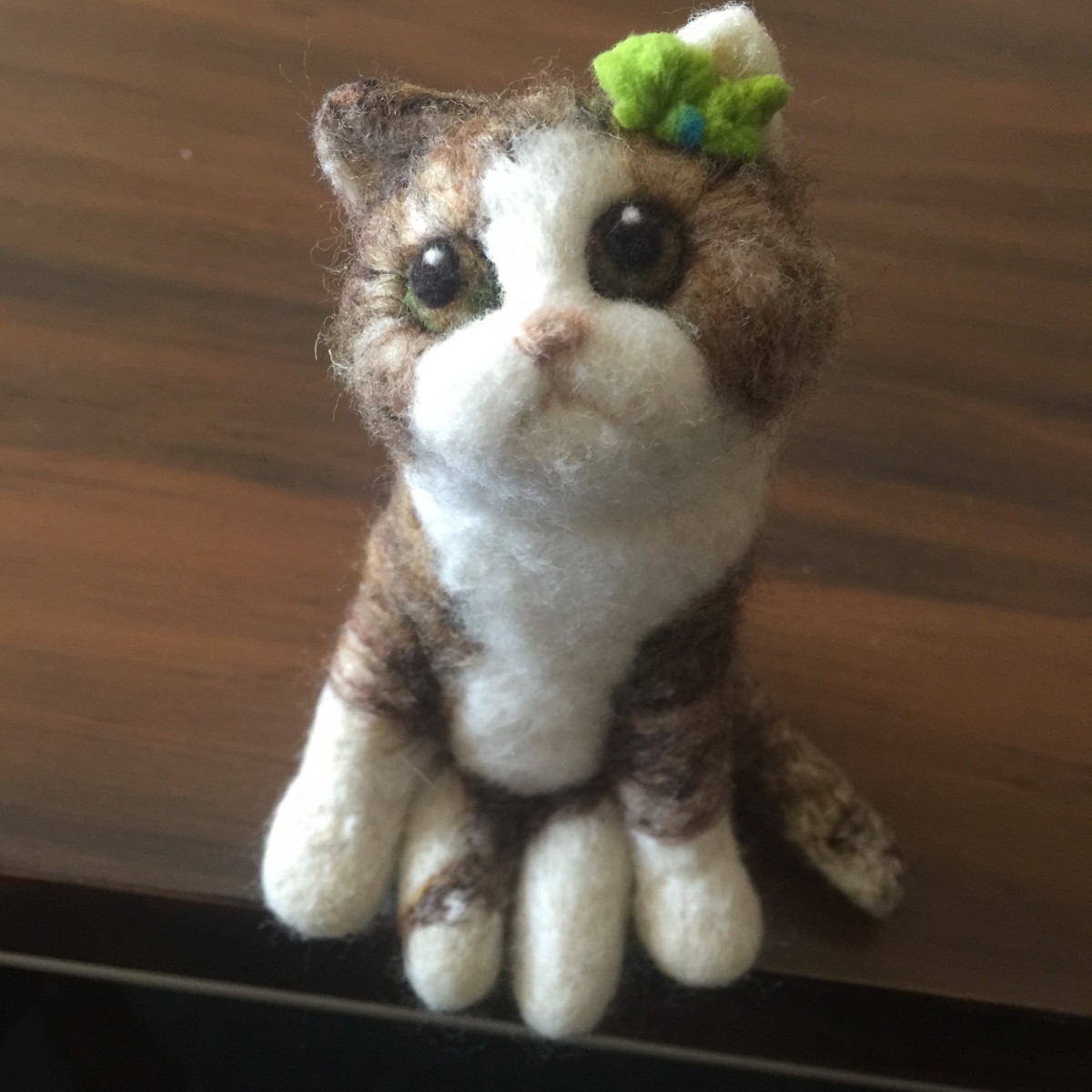 羊毛フェルト ねこマスコット Iichi ハンドメイド クラフト作品 手仕事品の通販