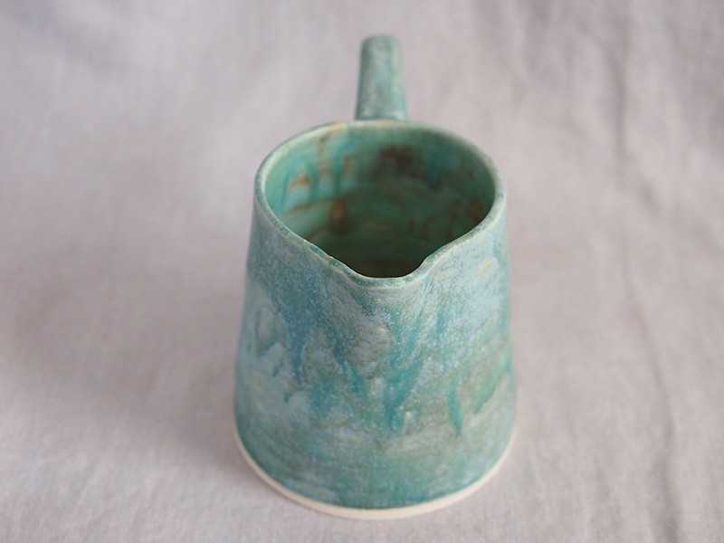 緑青色のピッシャー 水差し 花瓶 Iichi ハンドメイド クラフト作品 手仕事品の通販 緑青色のピッシャー 水差し 花瓶 Iichi ハンドメイド クラフト作品 手仕事品の通販
