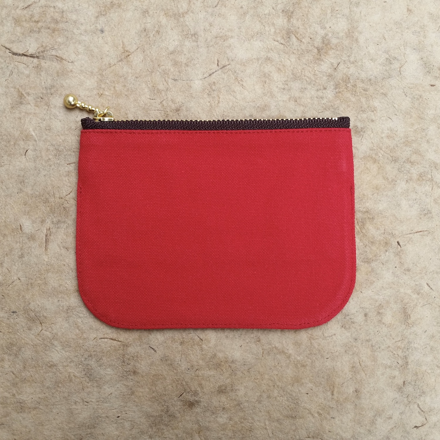 レッド 身軽になれる 倉敷帆布のミニ財布 Iichi ハンドメイド クラフト作品 手仕事品の通販
