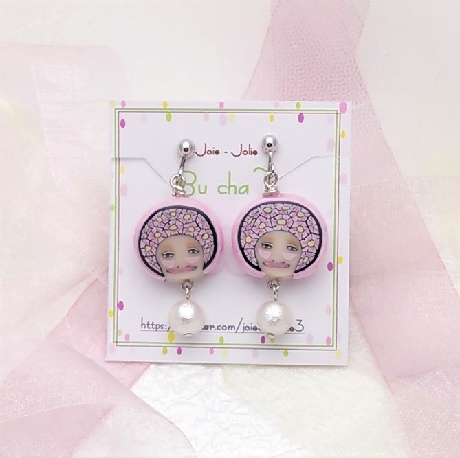 プリマベーラ 春 Bu Cha ｼﾘｰｽﾞに春が来た イヤリング New Iichi ハンドメイド クラフト作品 手仕事品の通販