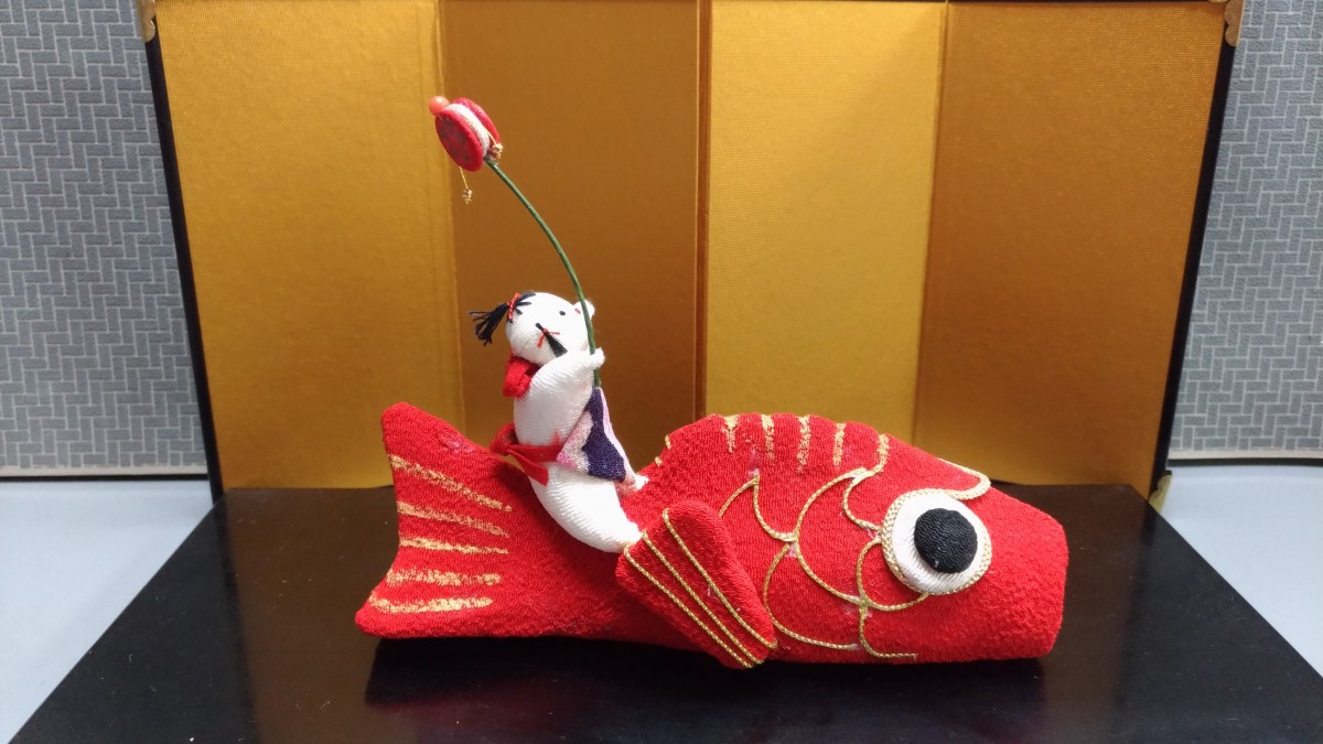 紙粘土 縮緬細工のこいのぼり １０７ Iichi ハンドメイド クラフト作品 手仕事品の通販