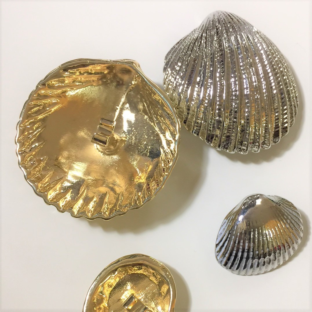 丸い貝殻のコンチョ Iichi ハンドメイド クラフト作品 手仕事品の通販