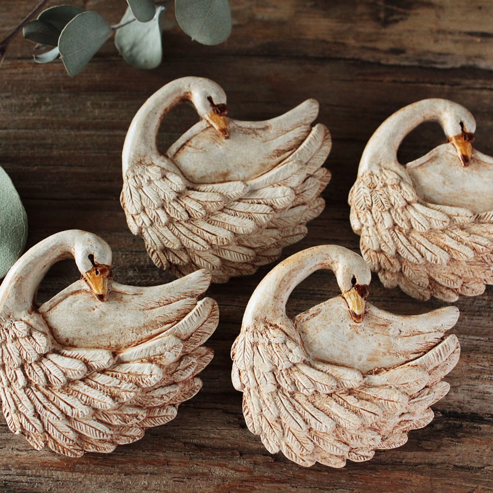 Koku 白鳥のブローチ Iichi ハンドメイド クラフト作品 手仕事品の通販