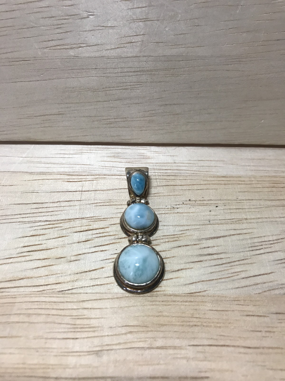 ラリマー ペンダントトップ Iichi ハンドメイド クラフト作品 手仕事品の通販