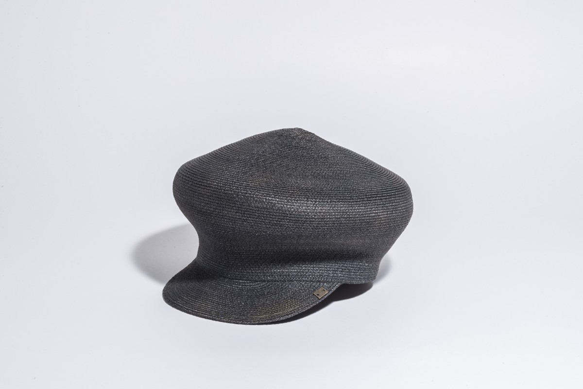今はやりのメンズキャスケット 焼き加工 Blk 17ssn 018 Iichi ハンドメイド クラフト作品 手仕事品の通販