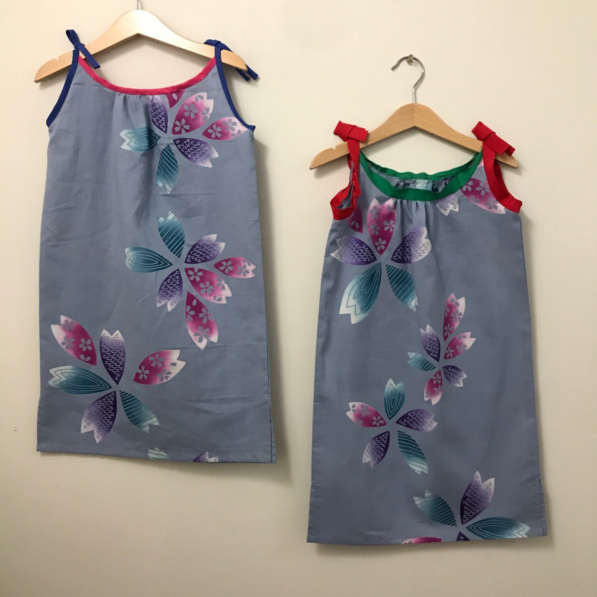 浴衣地のあっぱっぱー 薄紫 4歳から6歳 Iichi ハンドメイド クラフト作品 手仕事品の通販