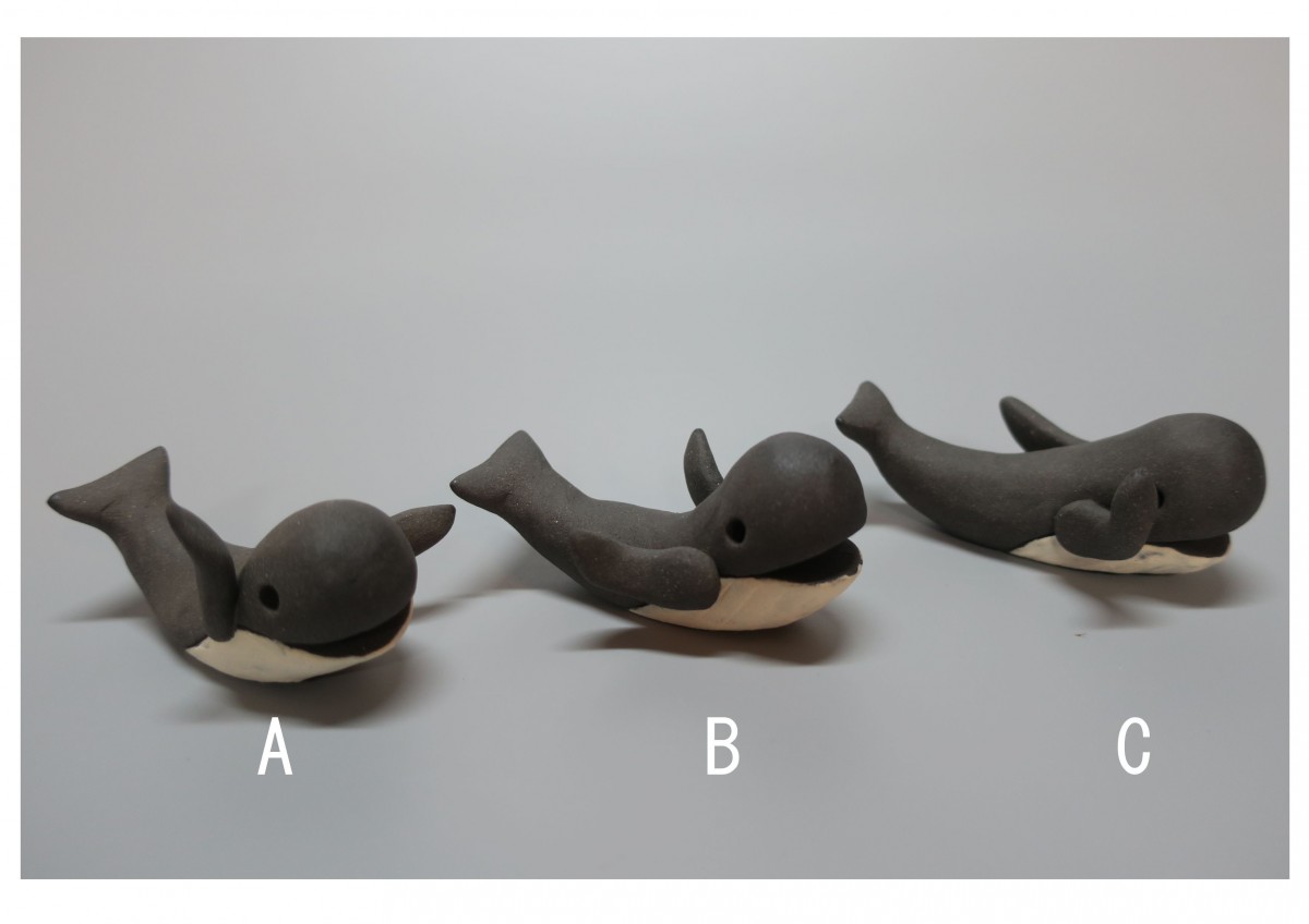 はにわ くじらはにわ A B C Iichi ハンドメイド クラフト作品 手仕事品の通販