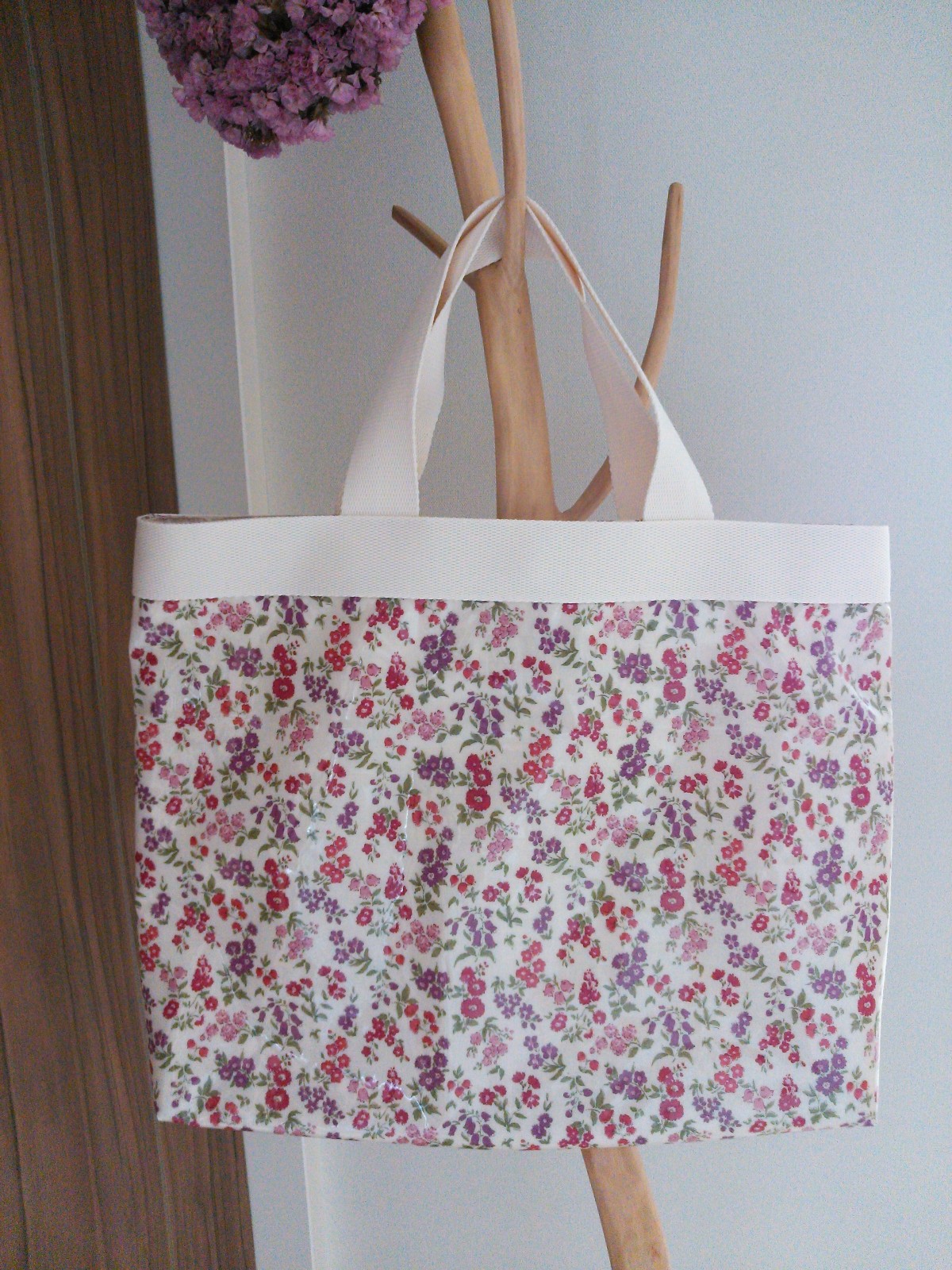 リバティ ビニールコーティングバック Iichi ハンドメイド クラフト作品 手仕事品の通販