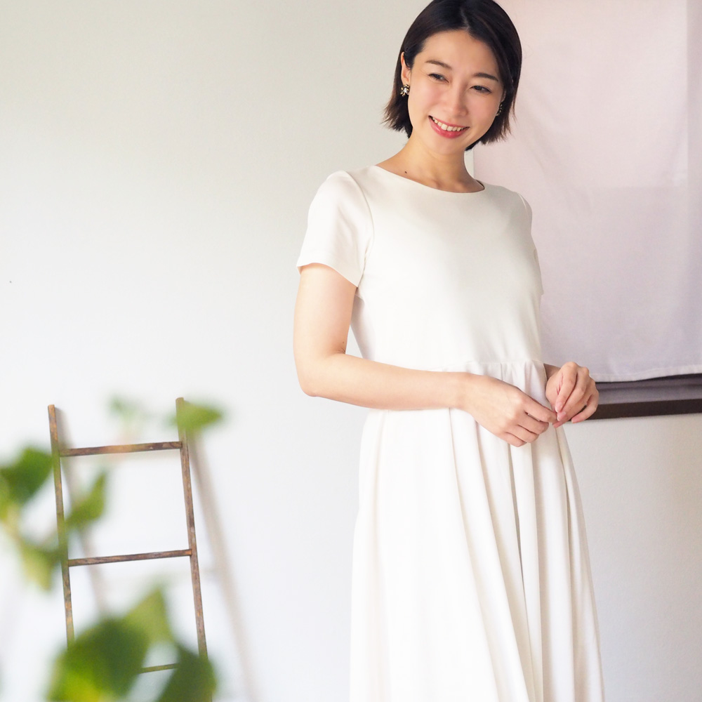 Xs Ll受注制作 アーミッシュ風シンプルワンピース 白 定番生地 Iichi ハンドメイド クラフト作品 手仕事品の通販