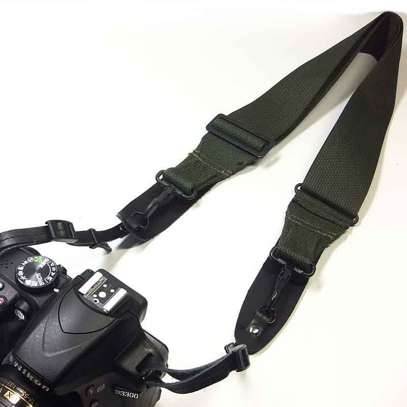 ミリタリーカメラストラップ U S Army アメリカ軍camera Strap Iichi ハンドメイド クラフト作品 手仕事品の通販