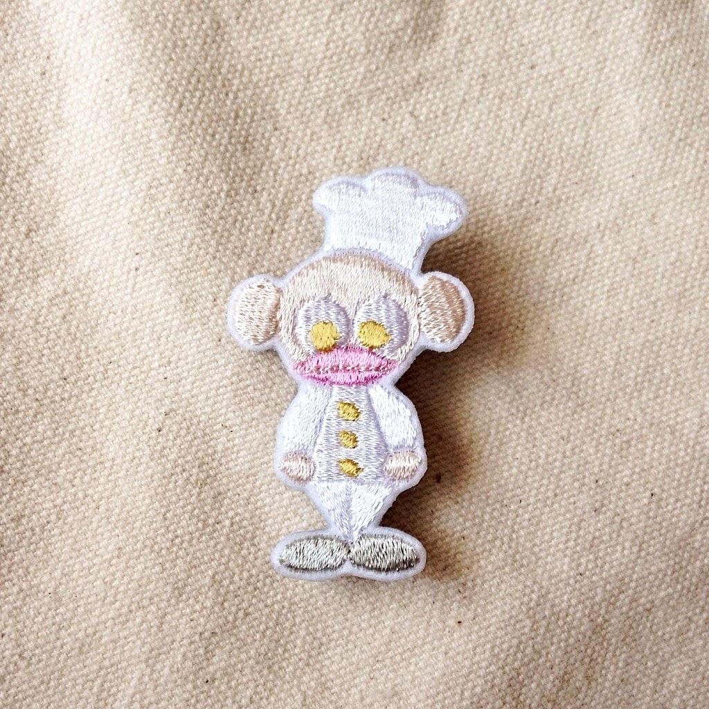 刺繍ブローチ かわいいコックさん Iichi ハンドメイド クラフト作品 手仕事品の通販