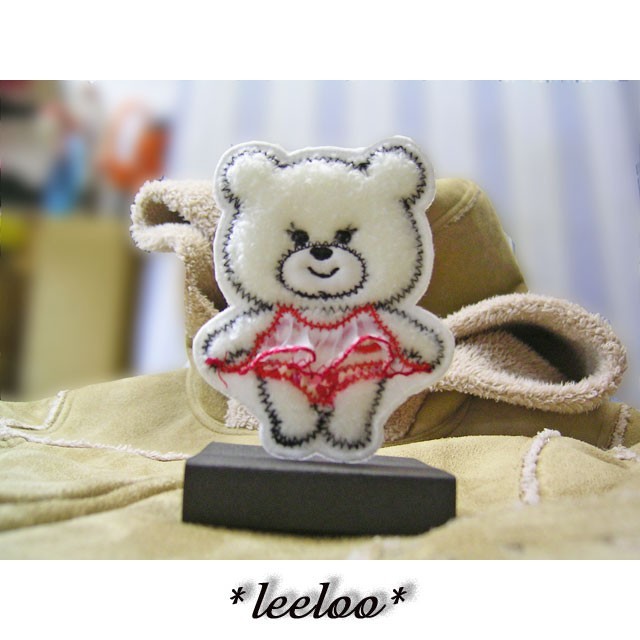 白くまさんのファッションショー プリーツワンピース ワッペン Iichi ハンドメイド クラフト作品 手仕事品の通販