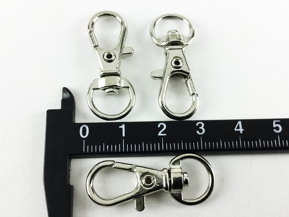 送料無料 ナスカン シルバー 32mm 個 銀 回転 フック アクセサリー キーホルダー ストラップ 金具 Ap0130 Iichi ハンドメイド クラフト作品 手仕事品の通販