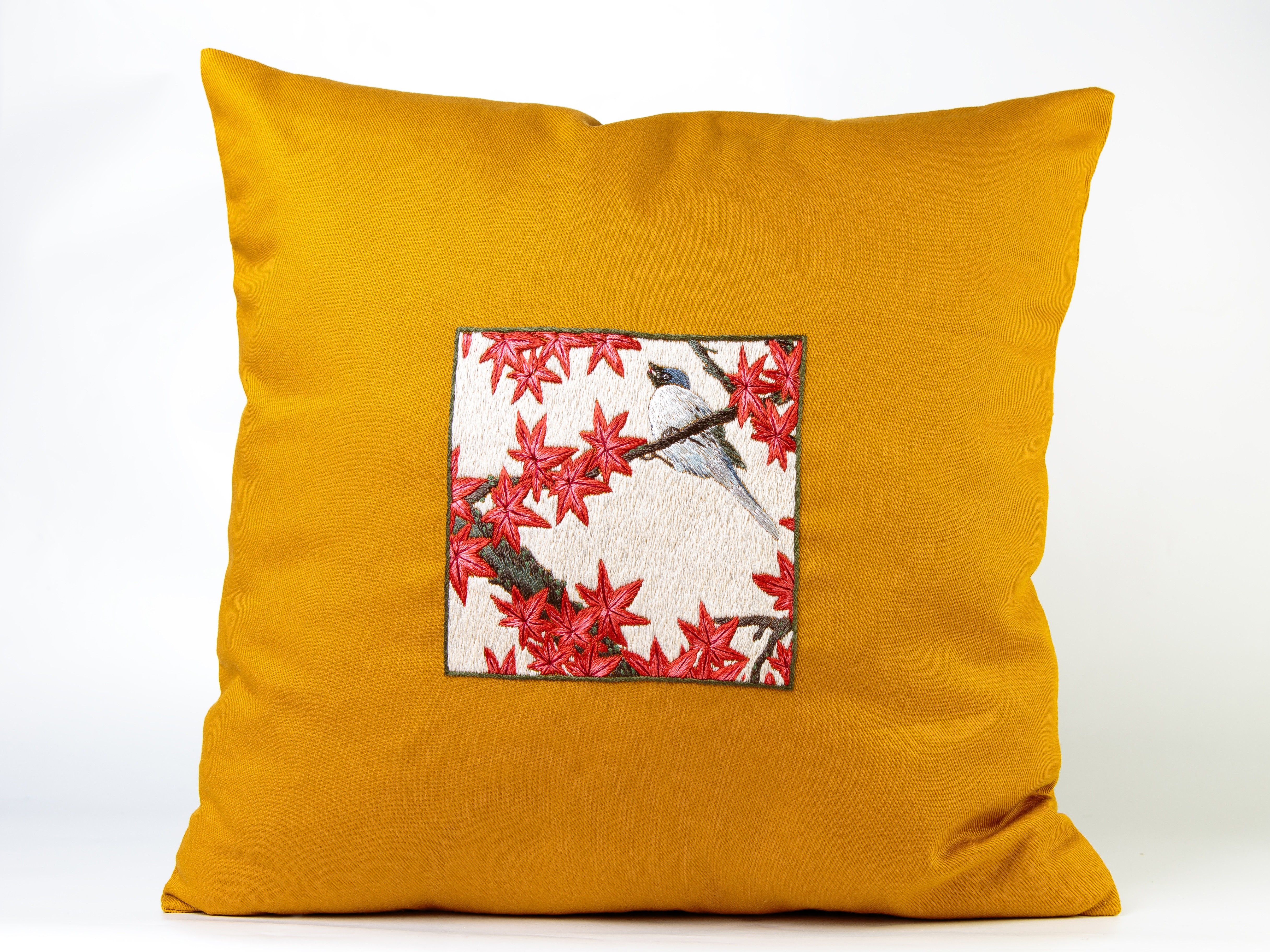 手刺繍 Mpkクッションカバー 伊藤若冲の花y03 Iichi ハンドメイド クラフト作品 手仕事品の通販