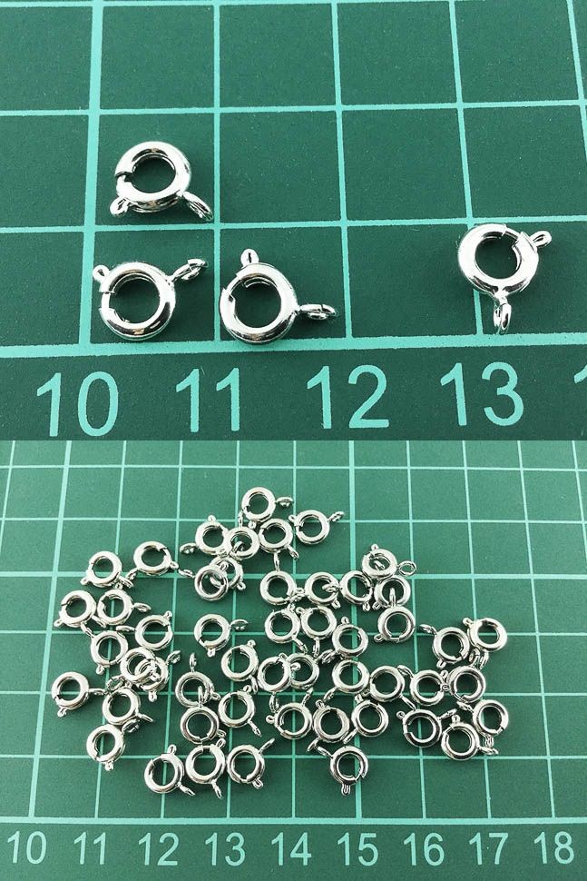 送料無料 引き輪 シルバー 50個 6mm 銀色 ひきわ アクセサリー パーツ アジャスター 金具 ヒキワ AP0361 | iichi  ハンドメイド・クラフト作品・手仕事品の通販