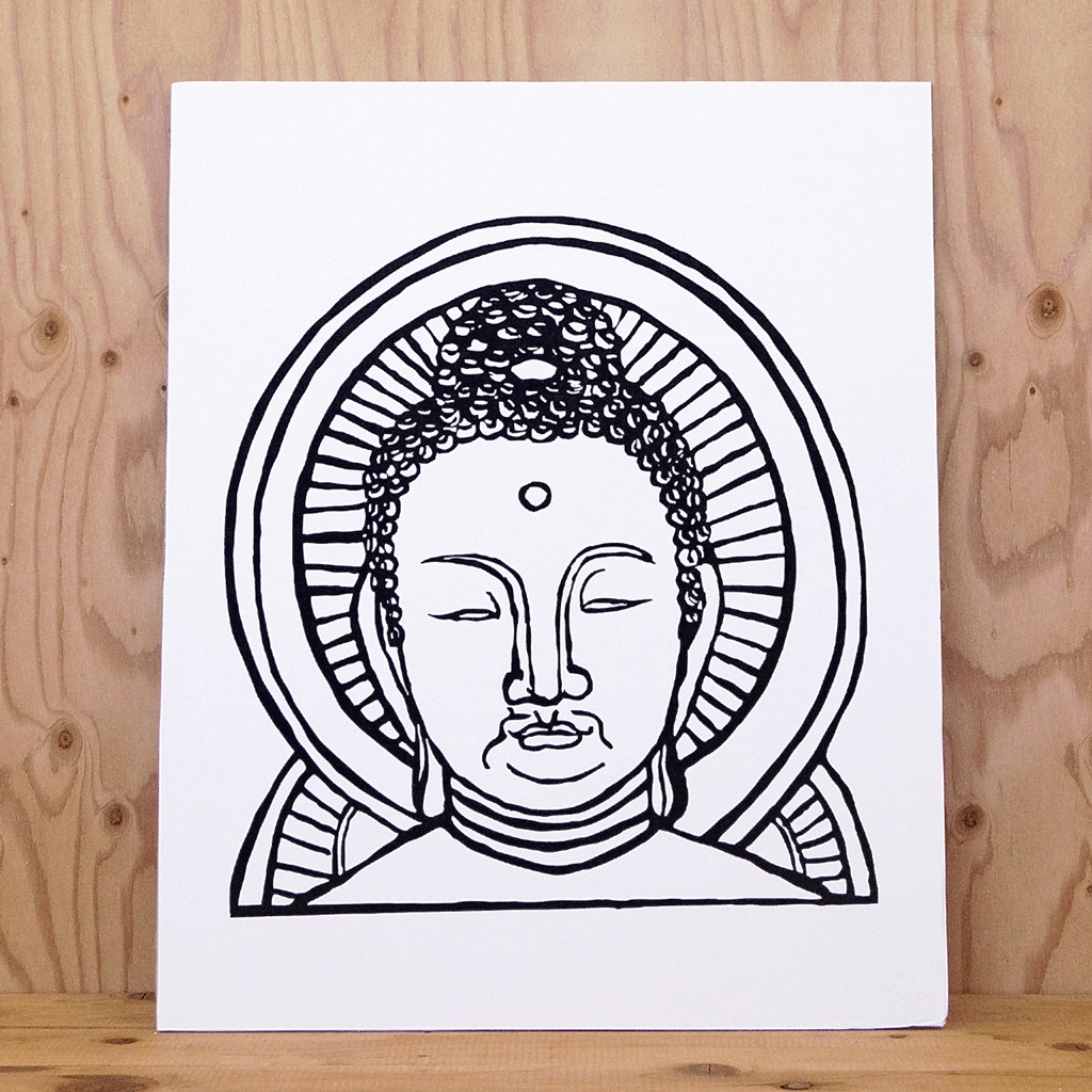 2d仏像顔出し看板kit 阿弥陀如来 Iichi ハンドメイド クラフト作品 手仕事品の通販