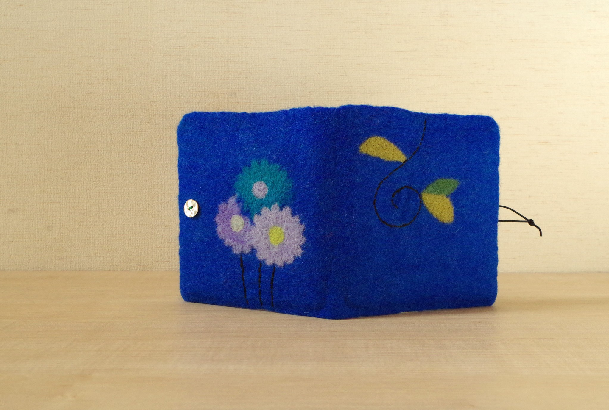 フォトフレーム ブルー Iichi ハンドメイド クラフト作品 手仕事品の通販