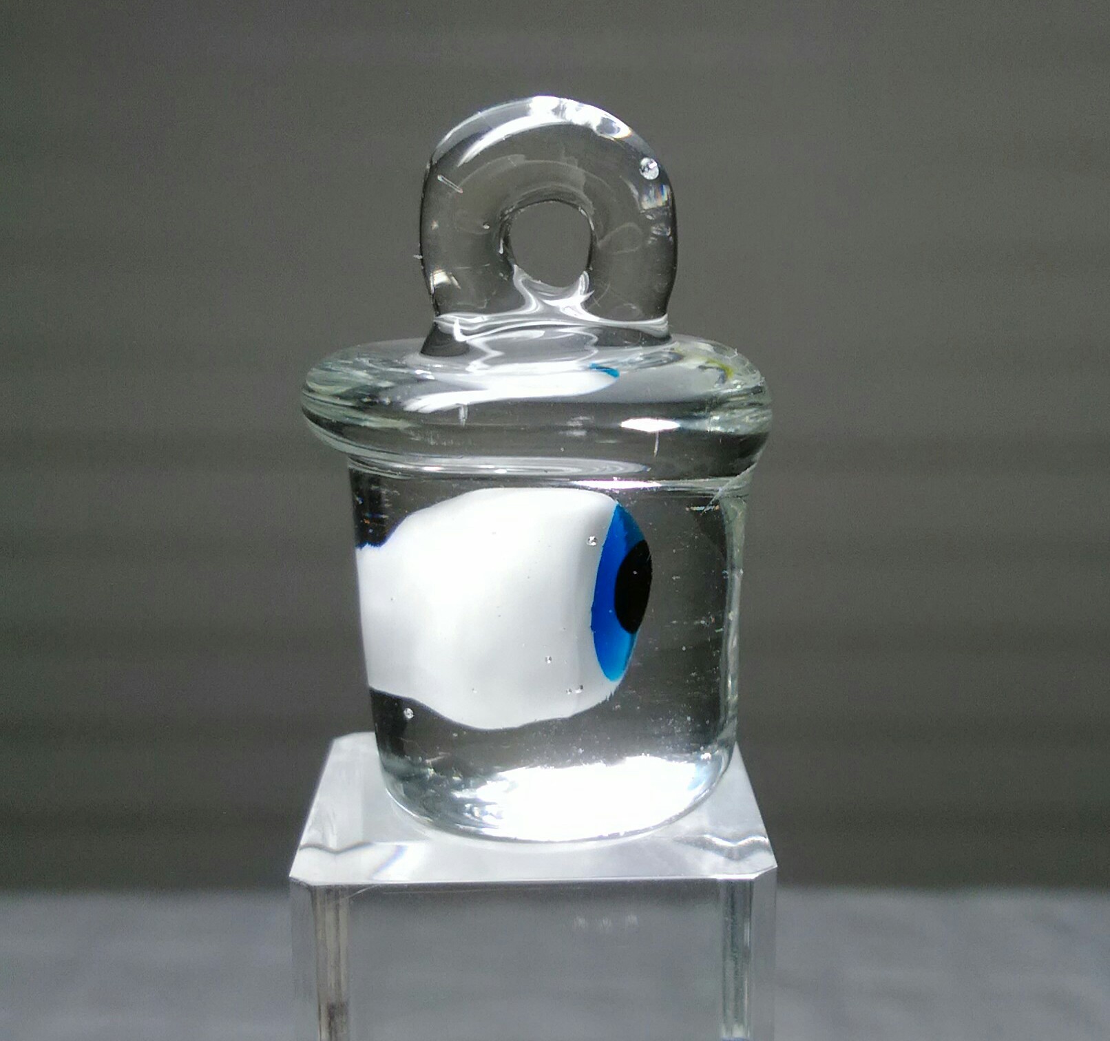 ホルマリン眼球 青 Iichi ハンドメイド クラフト作品 手仕事品の通販