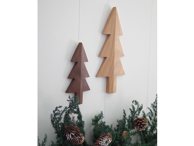 大人のクリスマス もみの木の壁飾り 2個セット B Iichi ハンドメイド クラフト作品 手仕事品の通販