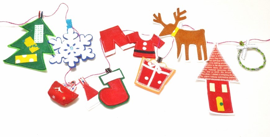 クリスマスパーティーの準備はもう出来たかな バッチリなクリスマスガーランド Iichi ハンドメイド クラフト作品 手仕事品の通販