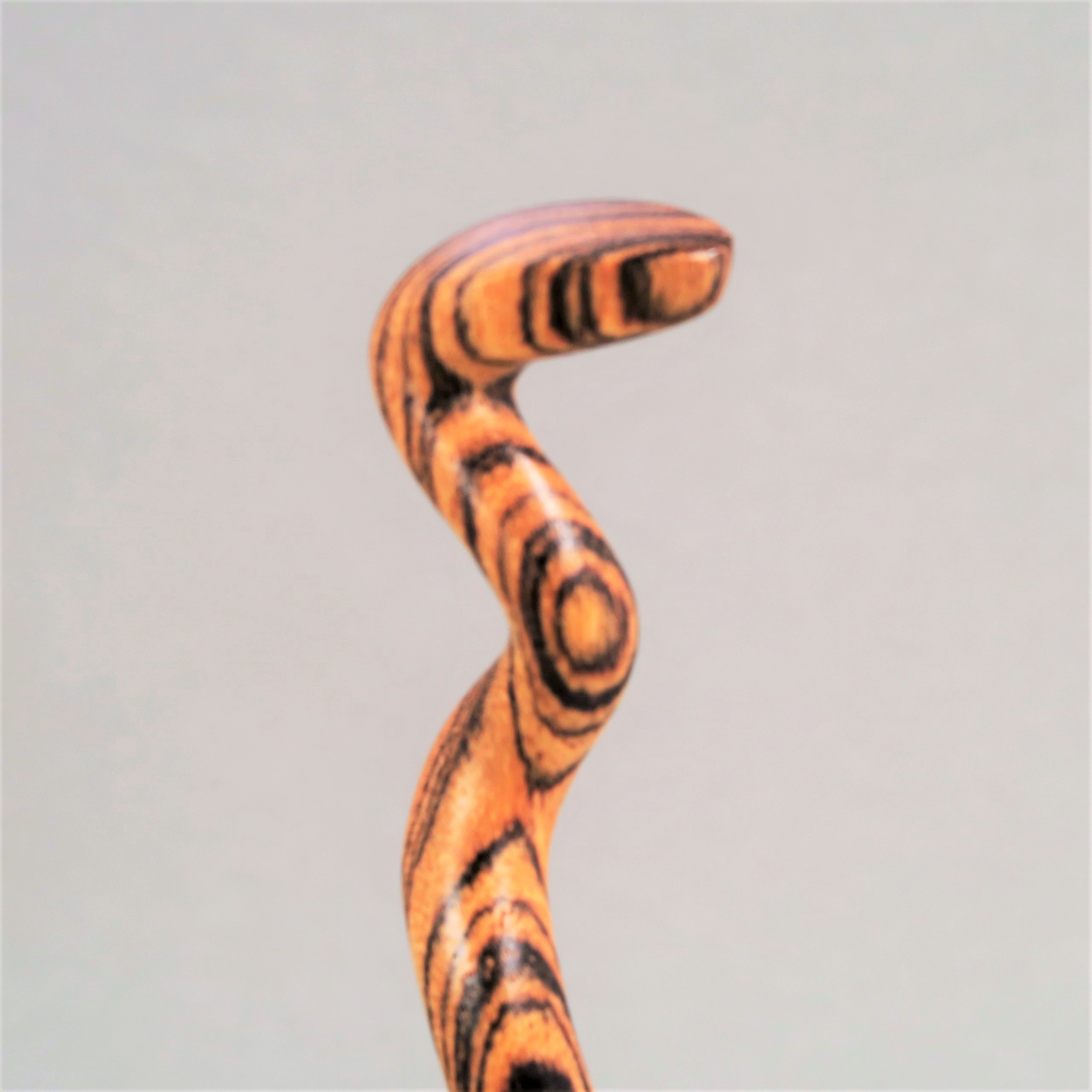 木製 蛇のかんざし Lサイズ Bt ボコテ Iichi ハンドメイド クラフト作品 手仕事品の通販