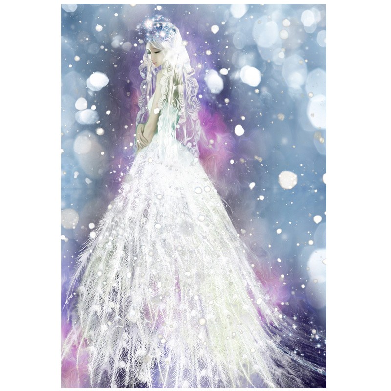 雪の妖精スネグーラチカ ａ３サイズ Iichi ハンドメイド クラフト作品 手仕事品の通販