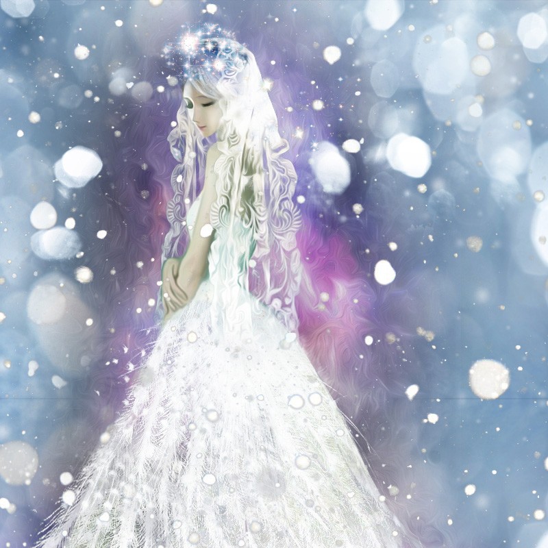 雪の妖精スネグーラチカ ａ３サイズ Iichi ハンドメイド クラフト作品 手仕事品の通販