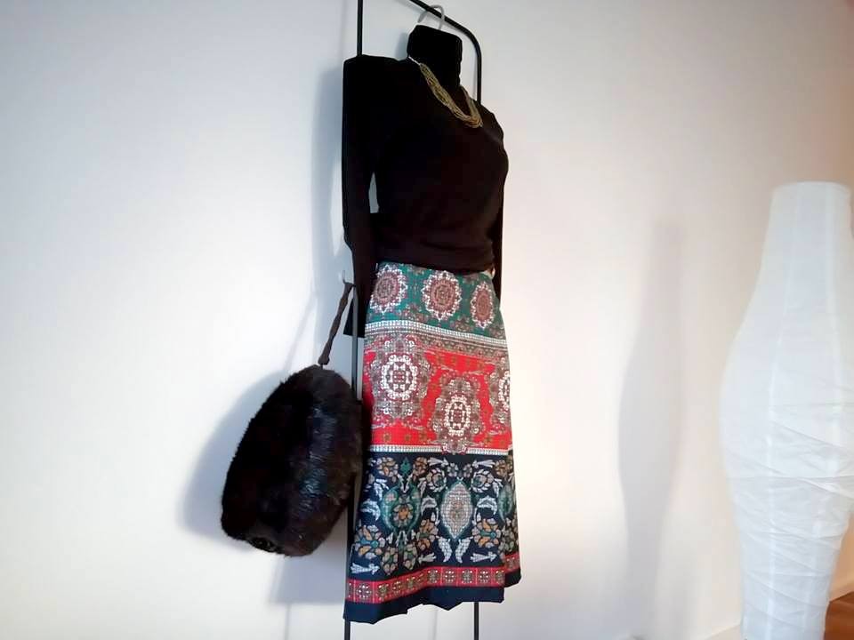 中世ヨーロッパ貴族の紋章 洗練やわらかジャージ 巻きスカート風サイド タック入 Iichi ハンドメイド クラフト作品 手仕事品の通販