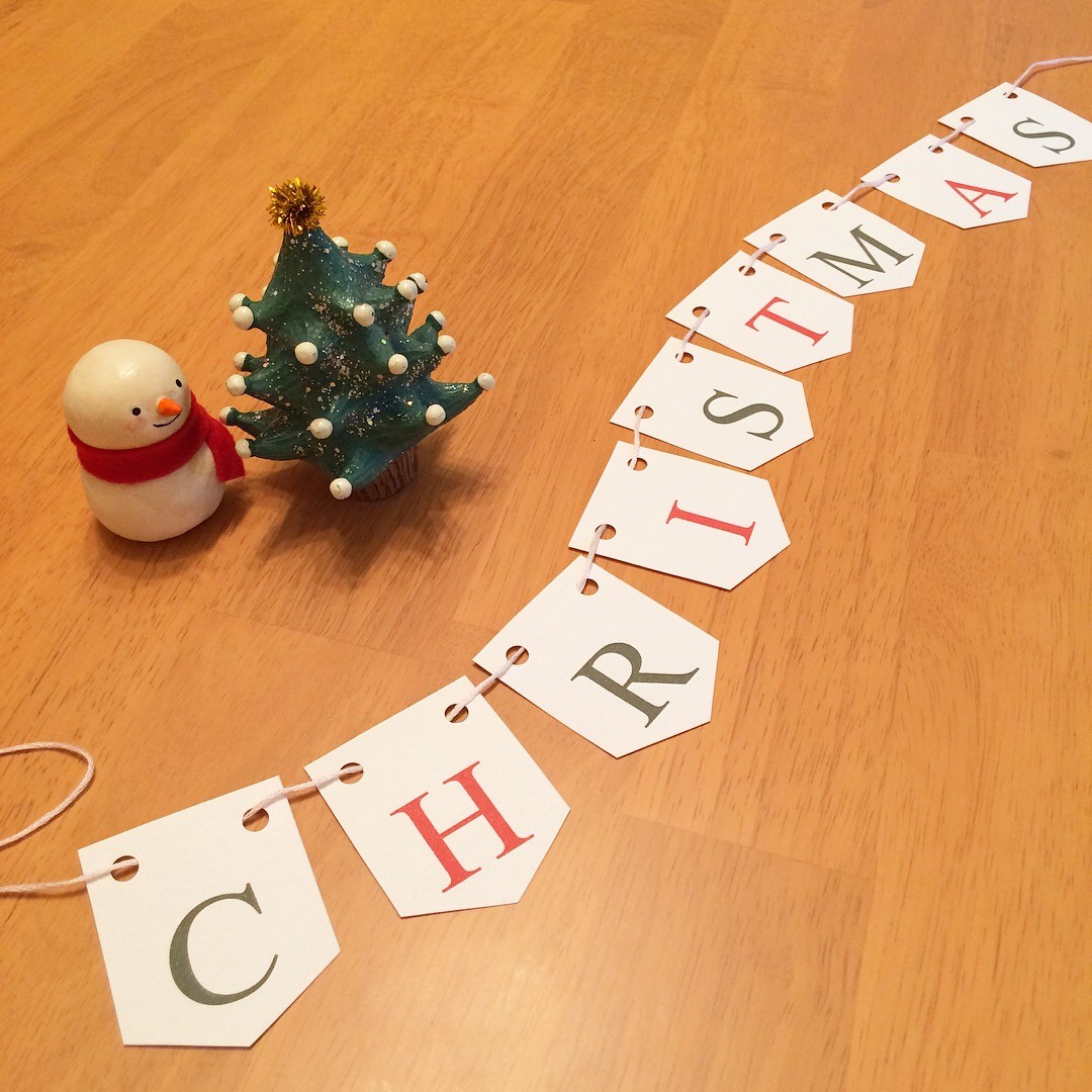 季節のミニガーランド クリスマス Iichi ハンドメイド クラフト作品 手仕事品の通販