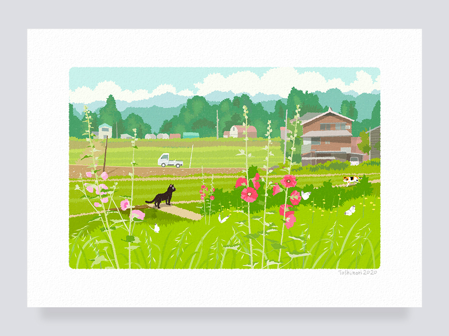 イラストフレーム 30 初夏の光 Iichi ハンドメイド クラフト作品 手仕事品の通販
