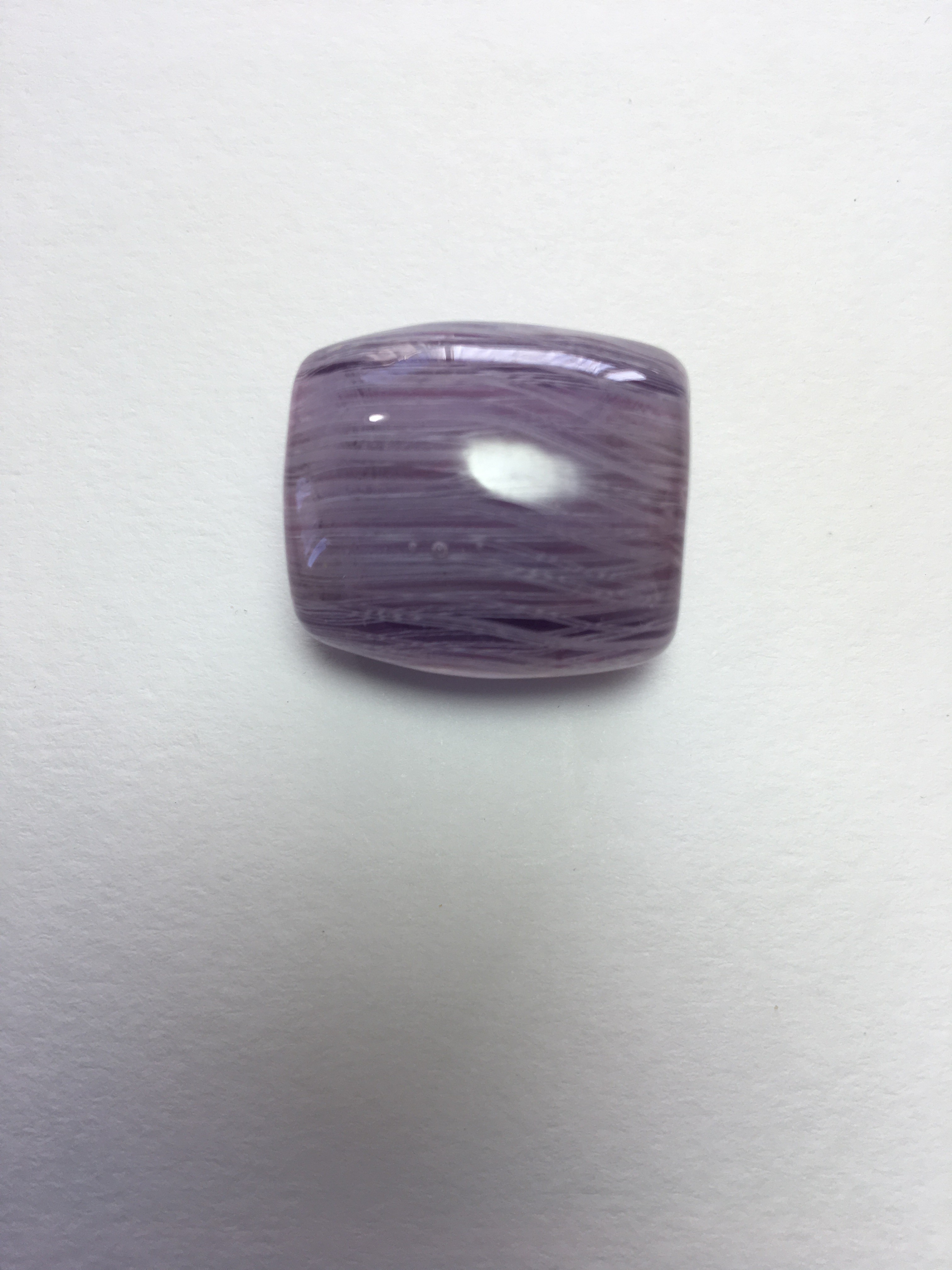 とんぼ玉 レースかぶせの帯留 淡い紫 Iichi ハンドメイド クラフト作品 手仕事品の通販