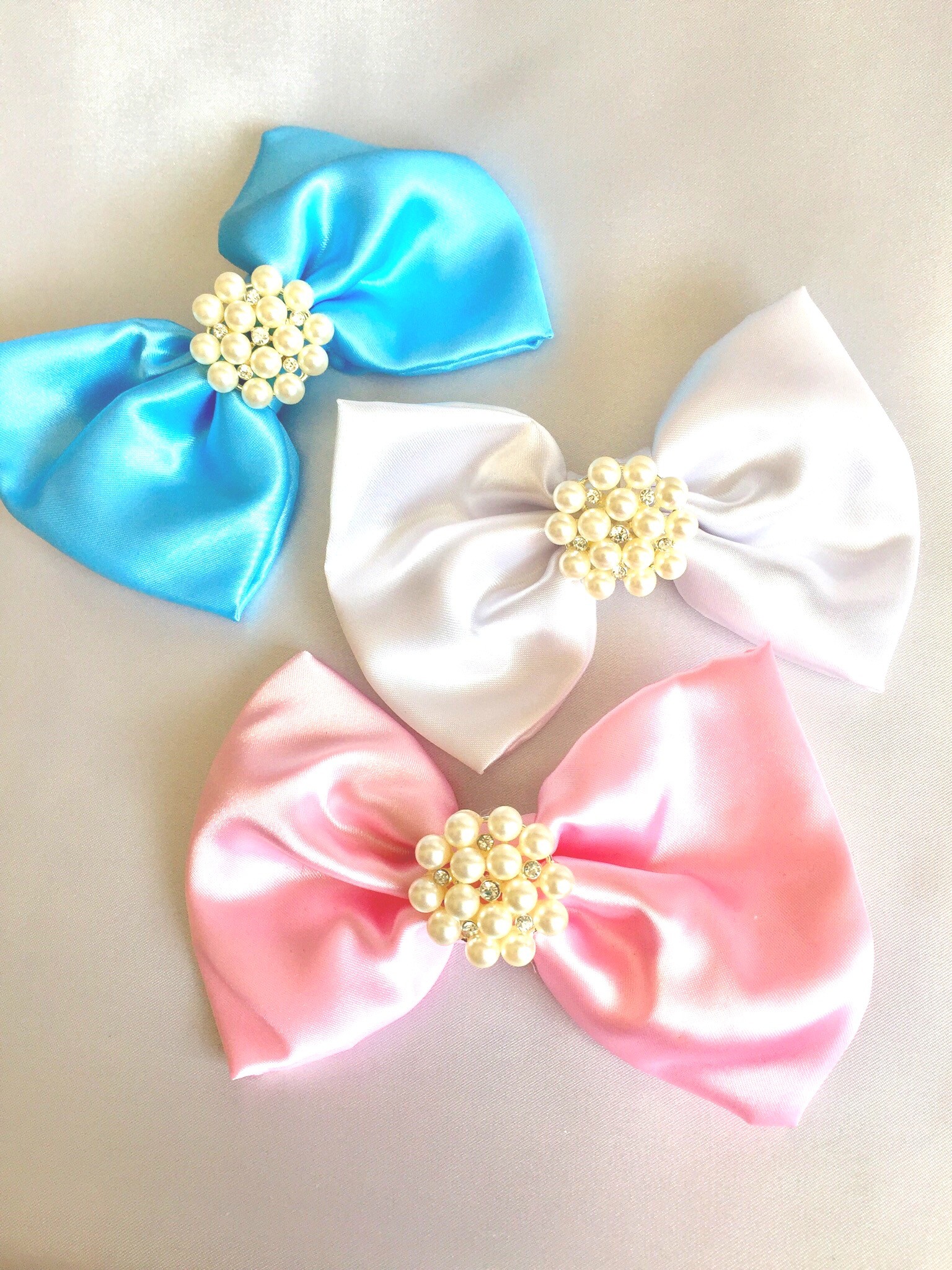 パーティースタイルに 大きな上品サテンリボン Iichi ハンドメイド クラフト作品 手仕事品の通販