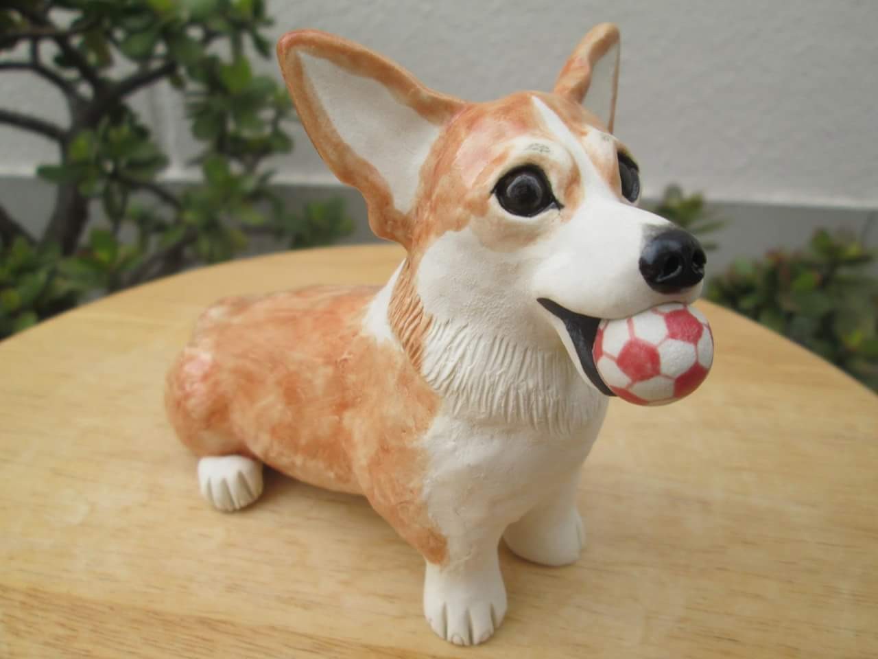 ご予約品 コーギーの置物 Iichi ハンドメイド クラフト作品 手仕事品の通販