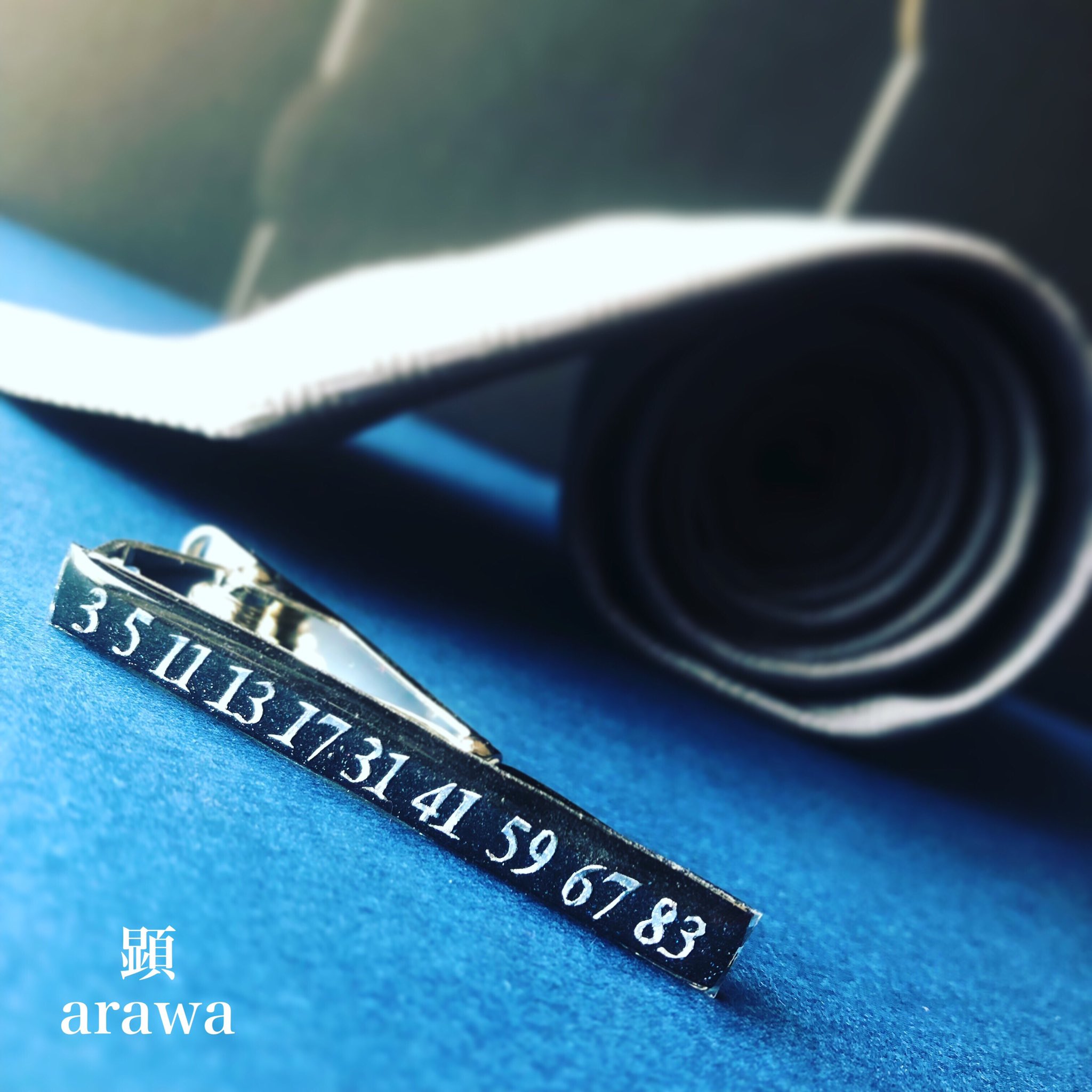 スーパー素数ネクタイピン 理系 数学アクセサリー Iichi ハンドメイド クラフト作品 手仕事品の通販