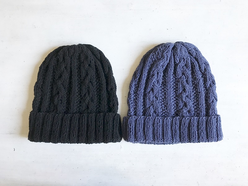 コットン帽子 ６０ なわ編み かのこ編み Iichi ハンドメイド クラフト作品 手仕事品の通販