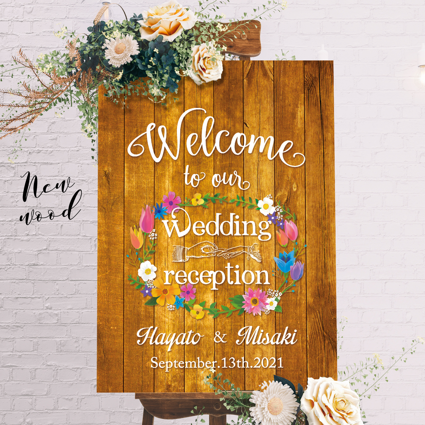 水彩フラワーウェルカムボード 結婚式ウェディング Iichi ハンドメイド クラフト作品 手仕事品の通販 水彩フラワーウェルカムボード 結婚式ウェディング Iichi ハンドメイド クラフト作品 手仕事品の通販
